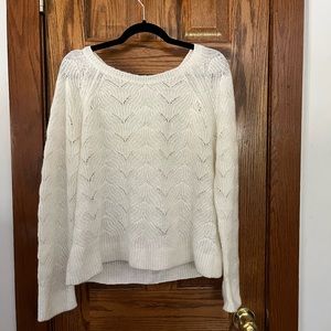 Loft white sweater
